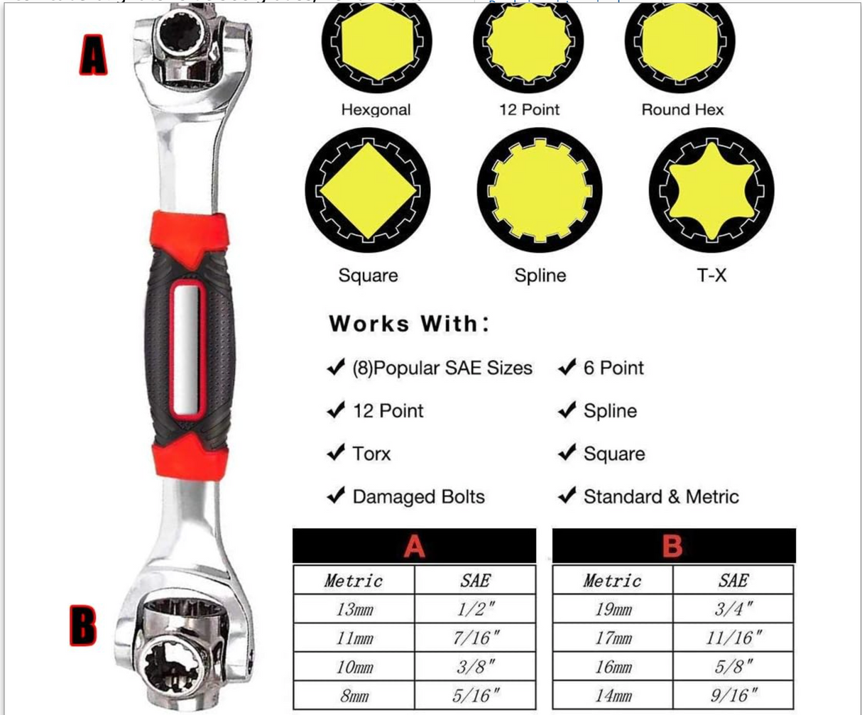 Llave Multiusos 48 en 1 Pro